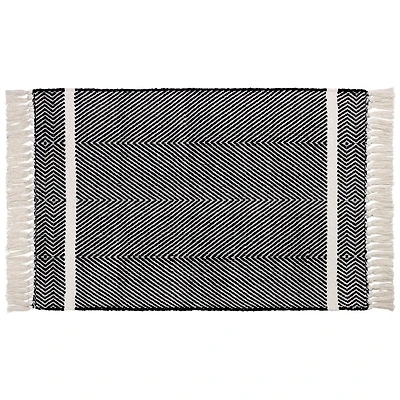 Tapis décoratif en coton tissé à la main de hometrends