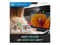 Adesso CyberTrack F1 - 1080P HD Fixed Focus USB Webcam and Windows Hello Certified