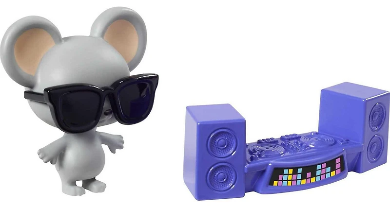 Poupée Barbie Extra n° 10 avec Veste à Imprimé Floral et Ensemble de Survêtements, Figurine Souris DJ, Très Longues Tresses Roses, Tenue et Accessoires, Plusieurs Articulations Flexibles, Cadeau