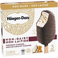 HÄAGEN-DAZS Non-Dairy Coconut Caramel Bars – 3 x 88 ml