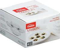 Trudeau Maison 4-Piece Snail Dish Set