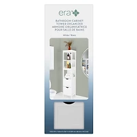Era Colonna Storage Tower Organizer, White, Tall, 11.75x55.75in, Storage Tower