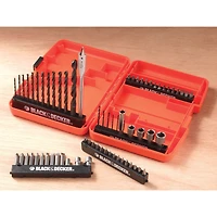 BLACK+DECKER Ensemble de Percage et de Vissage - 66 pièces