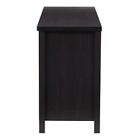 CorLiving Boston Modern Engineered Wood 6 Drawer Wide Adult Dresser with Interlocking Drawers, Black