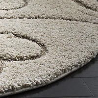 SAFAVIEH Florida Douglas Floral Vines Shag Area Rug