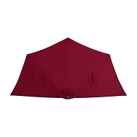 Parasol d'extérieur CorLiving Versa de 2,6 m avec cadre en acier pour petits espaces
