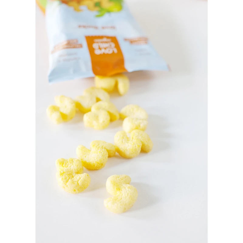 Love Child Organics Love Ducks Carrot + Apple Corn Snacks 30g Bag, 30 g