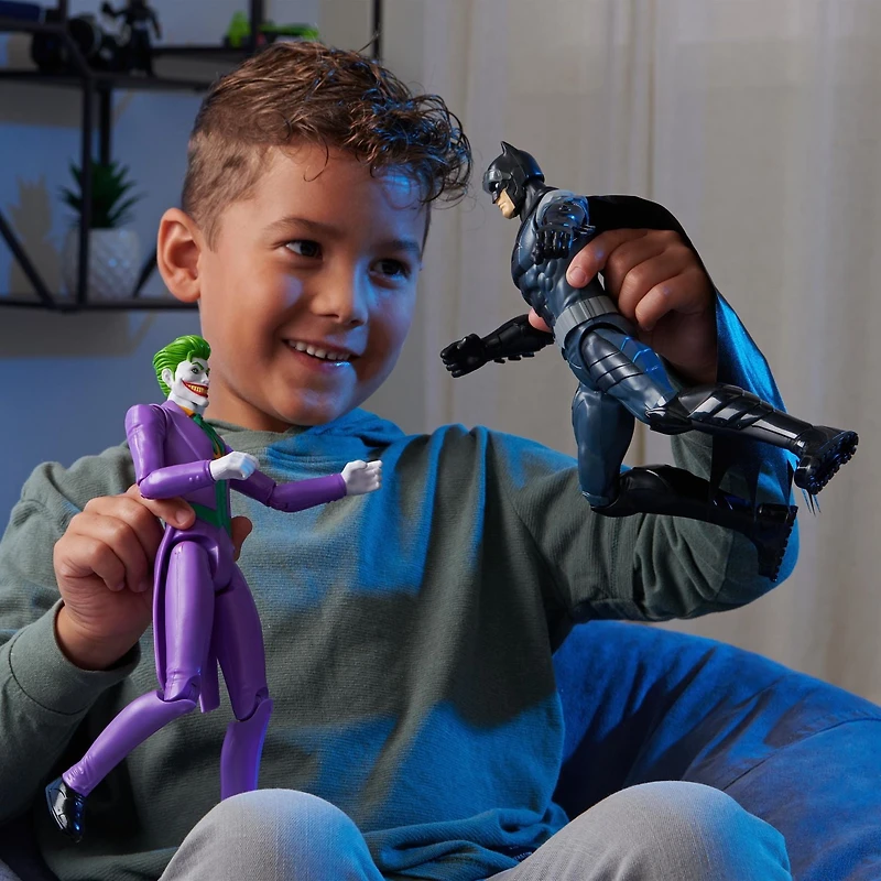 DC Comics, Figurine articulée Batman de 30 cm, jouets pour garçons et filles à partir de 3 ans