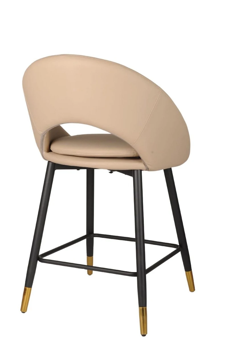 Tabouret de Bar Valentina, Ensemble de 2, Beige