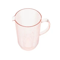 Hometrends Carafe cannelée en acrylique teinté de 69 oz, 1 pièce