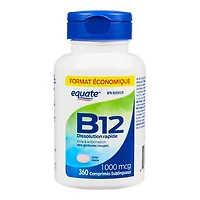 Equate B12 1000mcg dissolution rapide