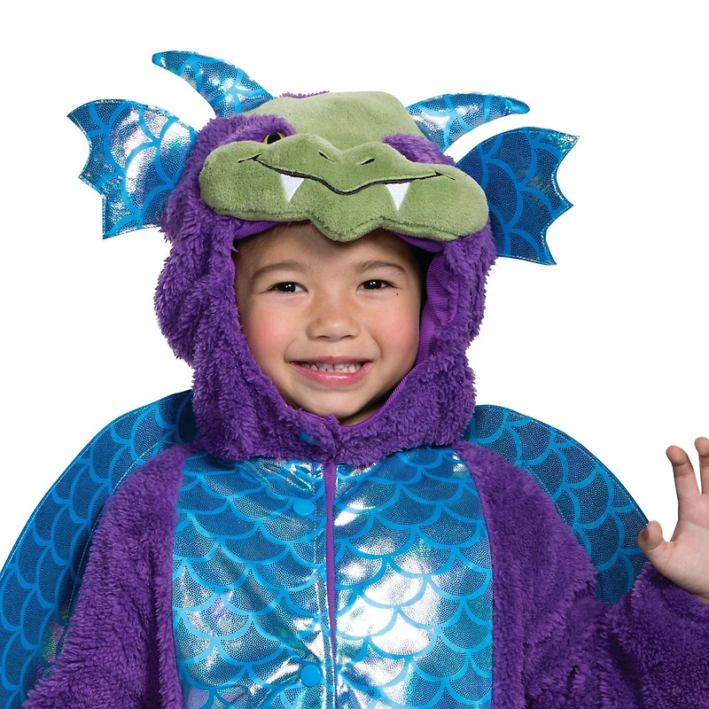 Toddlers' Purple Dragon Costume 3T-4T. Walmart Exclusive.