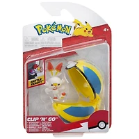 Pokémon 'Clip 'N' Go - Flambino + Rapide Ball