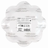 Rainbow Birthday Sweets Shaped-Edge 8.25" Paper Plates, 8ct Foil Stamped plates measure 22.2cm