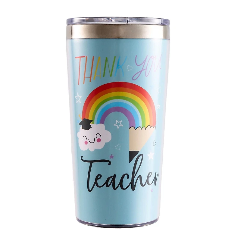 Graduation Gift Coffee Tumbler Rainbow