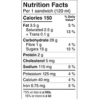 Sandwichs au dessert glacé Mickey Mouse de Disney 4 x 120 ml