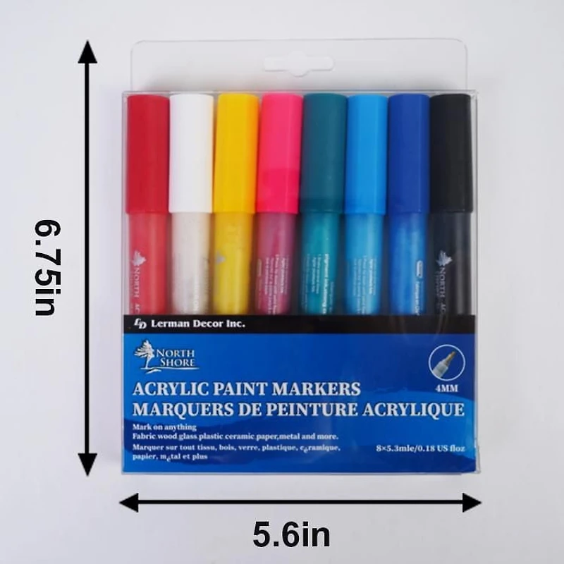 North Shore acrylic markers