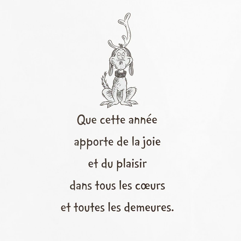 Boîte de cartes de Noël en français – Image Arts (Le Grinch  – Comment le Grinch a volé Noël ! de Dr. Seuss) 20 cartes