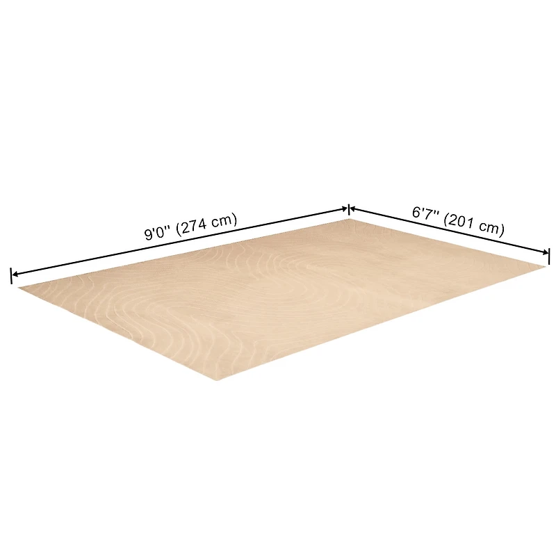Tapis Somos Lavable A la Machine Contemporain/Moderne pour Salon, Chambre, Salle Manger, Entrée, Couloir et Plus Encore.