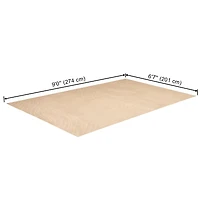 Tapis Somos Lavable A la Machine Contemporain/Moderne pour Salon, Chambre, Salle Manger, Entrée, Couloir et Plus Encore.