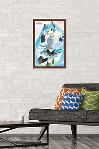 Hatsune Miku - Waving Wall Poster, 22.375" x 34"