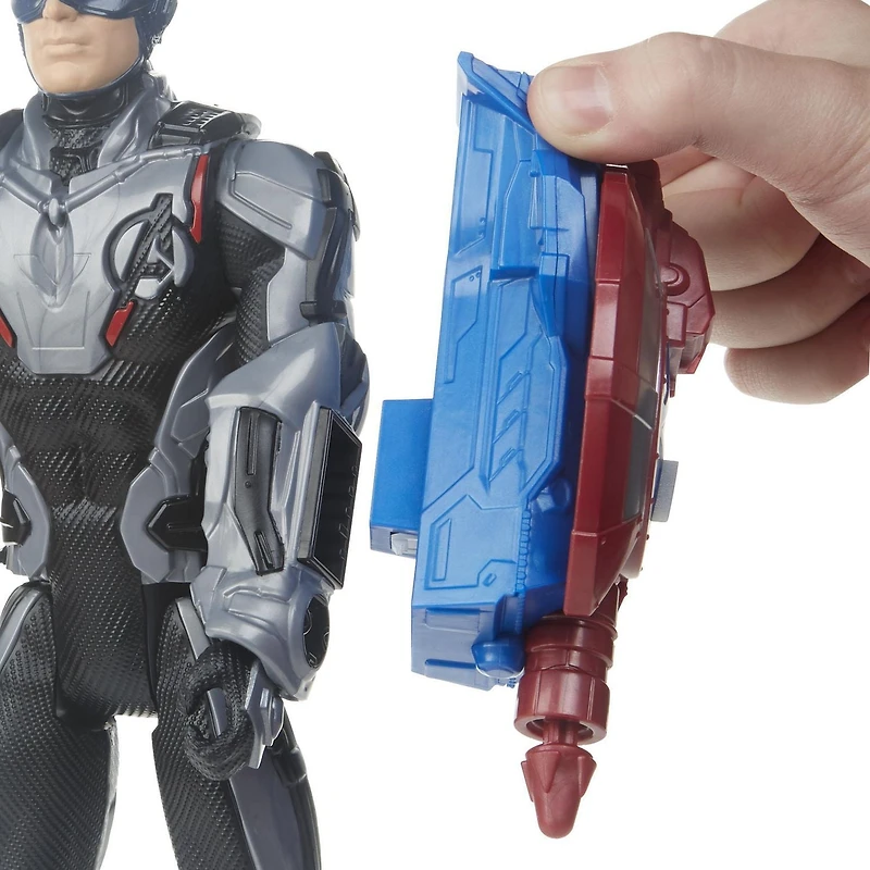 Marvel Avengers : Phase finale Titan Hero Power FX - Figurine Captain America (version française)