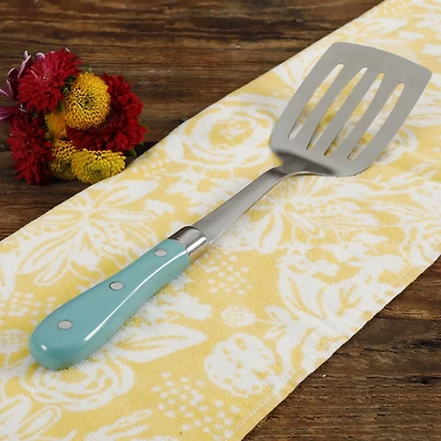 The Pioneer Woman Frontier 13-Inch Slotted Spatula, Teal