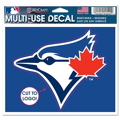 Décalcomanie multi-usage - Couper au logo 5x6 Wincraft Toronto Blue Jays