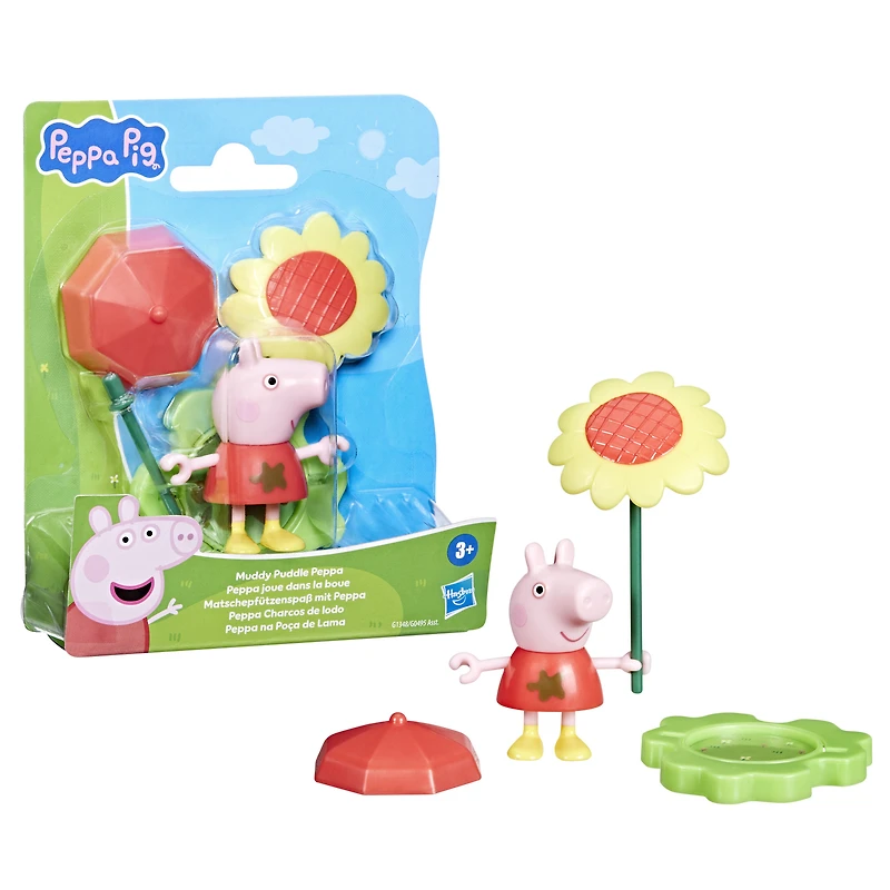 Peppa Pig Peppa joue dans la boue, figurine Peppa