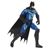 Batman, Figurine articulée Bat-Tech stratégique de 30 cm (costume bleu), pour les enfants à partir de 3 ans