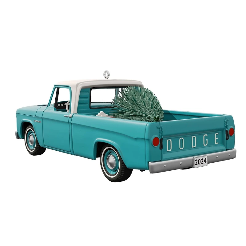 Décoration de Noël, Keepsake de Hallmark (Dodge D-100 1964, Camionnettes américaines, 2024, en métal)