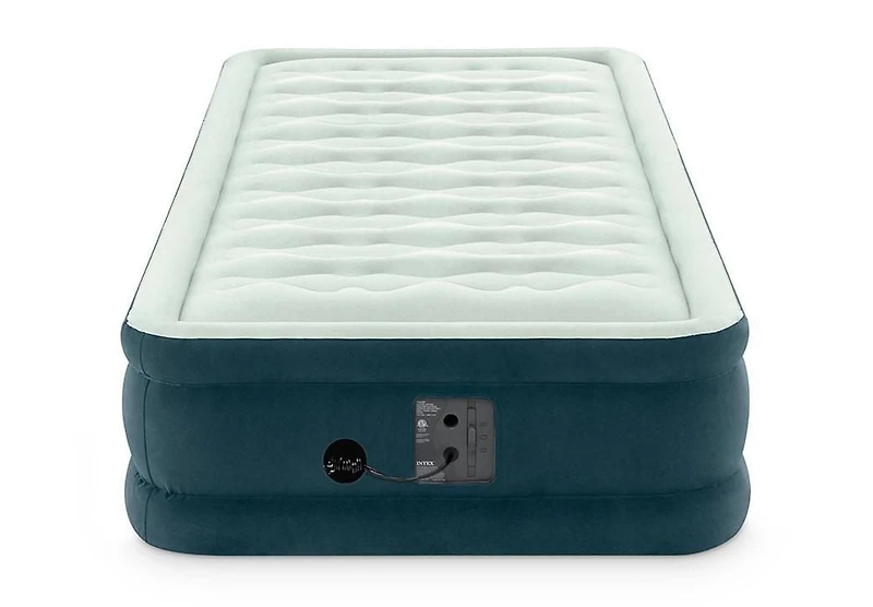 INTEX Dura-Beam® Dream Lux Pillowtop Air Mattress with Internal Pump, 15in. Twin, with Fiber-Tech® Construction