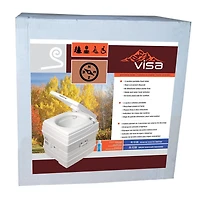 Toilette Visa Potty, 18 litres, gris
