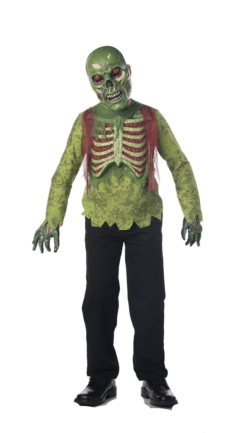 Way to Celebrate Child Boy's Halloween Light Up Radioactive Zombie Costume