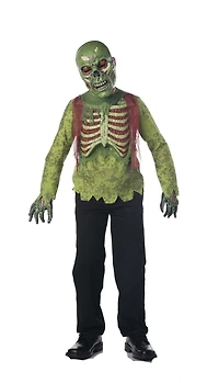 Way to Celebrate Child Boy's Halloween Light Up Radioactive Zombie Costume