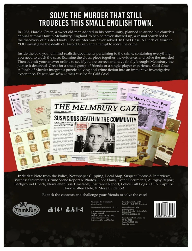 Cold Case: A Pinch of Murder