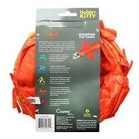 Quirky Kitty 3-in-1 Goldfish Crinkle Play Tunnel Cat Toy, 3-in-1 Cat Tunnel Toy