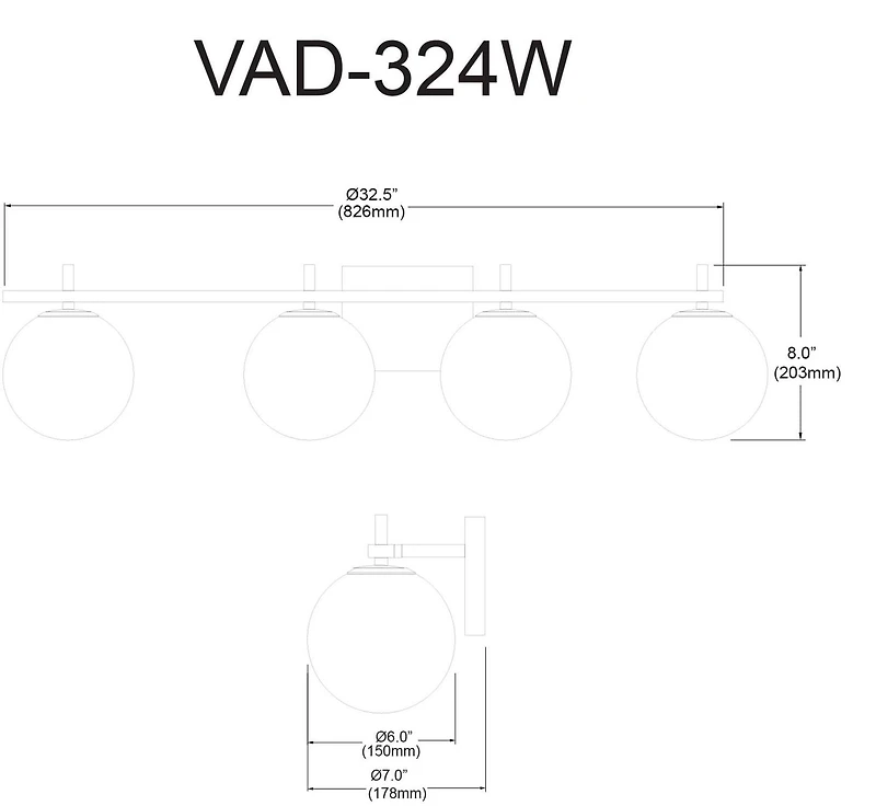 Vivaldi Vanity Light