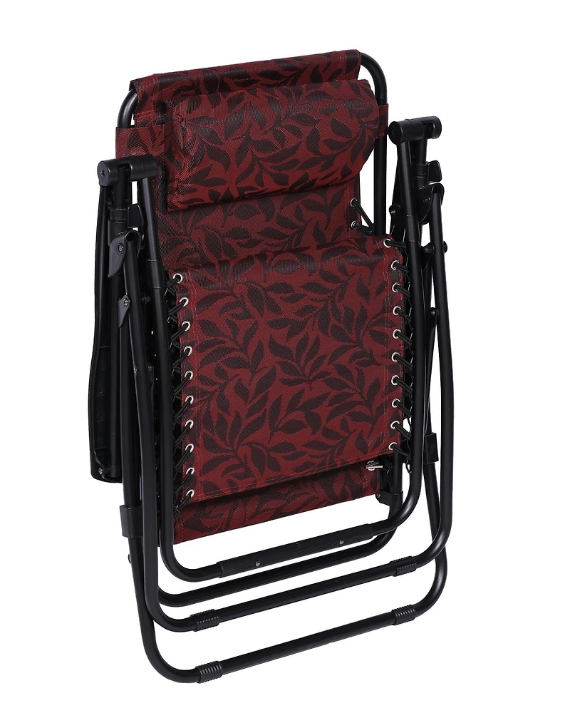 Dura ensemble de 2 chaises  pliante Montecarlo avec cabaret
