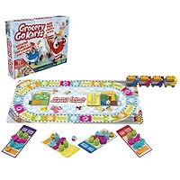 Grocery Go Karts Board Game for Preschoolers and Kids, Building Game with Mini Groceries, Preschool Games for 2-4 Players