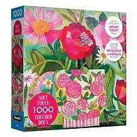 RoseArt - Soft Touch 1000 pièces -tasse pleine de roses - Puzzle emboîtable pour adulte