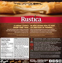 Rustica Stuffed Crust Spinach and Cheese Pizza, 677 g