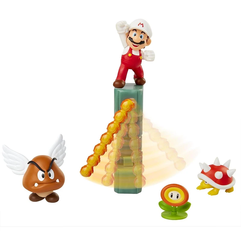 Nintendo Super Mario 2.5" Lava Castle Diorama