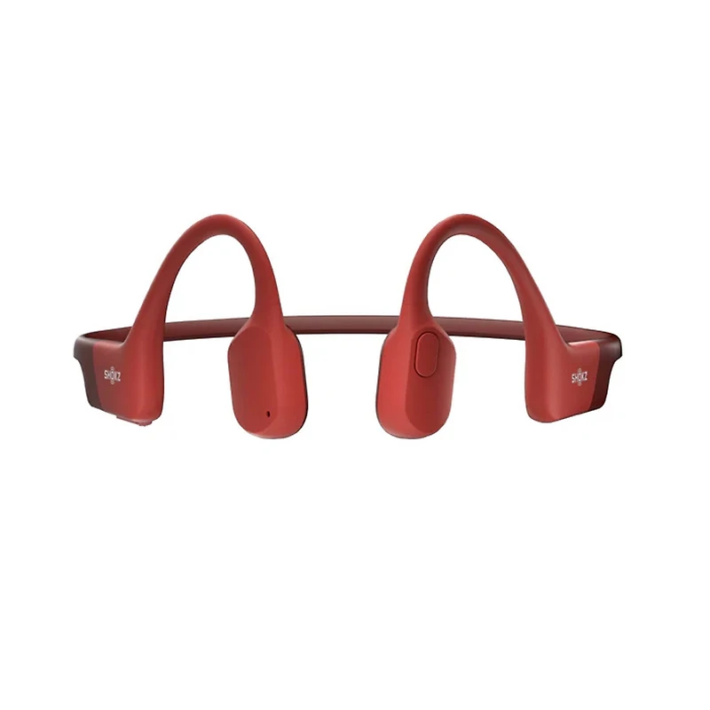 Shokz - OpenRun, Bone Conduction Sports Headphones, Red