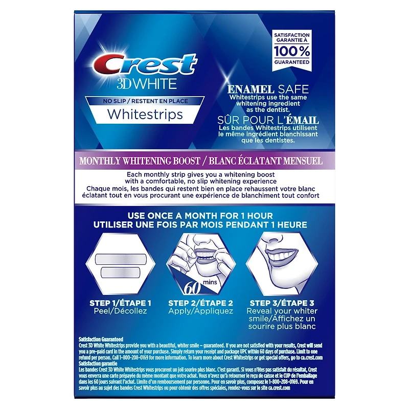 Crest 3D White Whitestrips Monthly Whitening BOOST