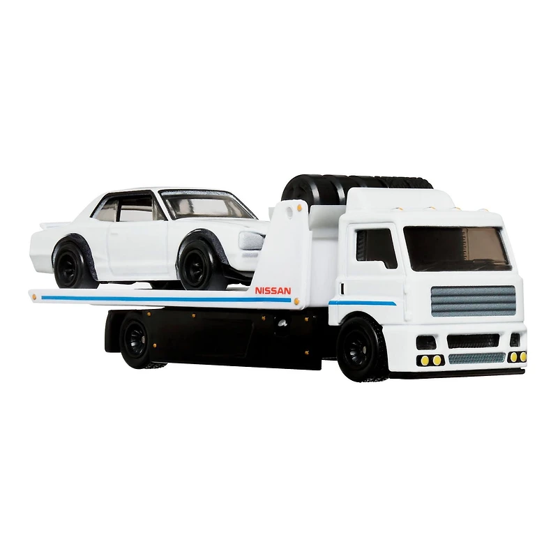 Hot Wheels Premium Collector Display Sets, 3 Cars & 1 Transporter