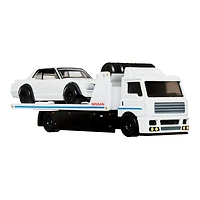 Hot Wheels Premium Collector Display Sets, 3 Cars & 1 Transporter