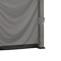 Sunjoy Replacement Universal Curtains Panles,Waterproof Gazebo Privacy Curtain, 4-Panel Screen Walls for 10 x 12 ft  Gazebo, Patio & Backyard Protection