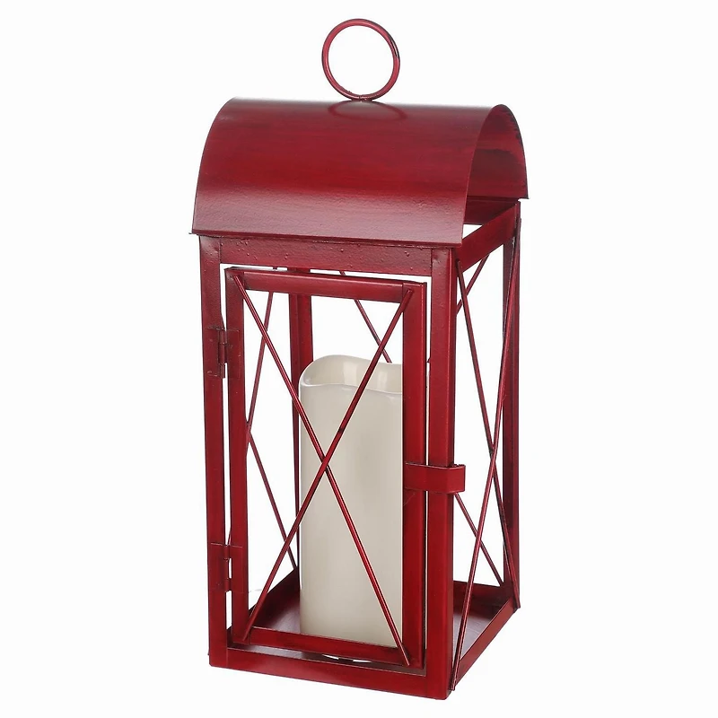 Holiday Time 13" LED Metal Lantern Decor