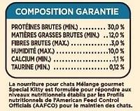 Nourriture sèche Mélange Gourmet de Special Kitty pour chats 3,2 kg